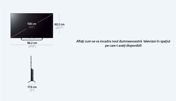 Mediator Orbit Expect it LED TV SMART SONY KDL-43W756 FULL HD