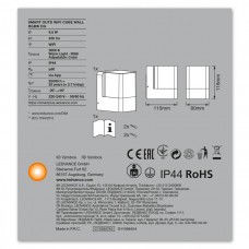Aplica de exterior LED Osram Ledvance Smart + Cube Multicolor RGBW 9.5W 3000K