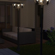 Stalp iluminat exterior 3 brate Philips MyGarden Creek 3x60W