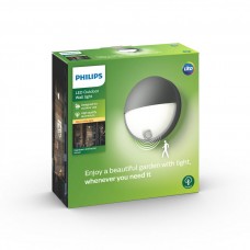 Aplica de exterior LED Philips Capricorn cu senzor de miscare 6W