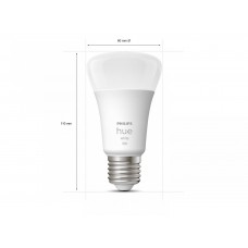 Pachet 3 becuri inteligente LED Philips Hue bluetooth 9.5W (75W) 2700K