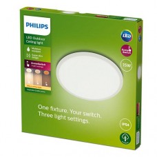 Plafoniera de exterior LED Philips SuperSlim 15W 2700K