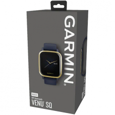 Smartwatch Garmin Venu Sq Music Edition Captain Blue/Light Gold