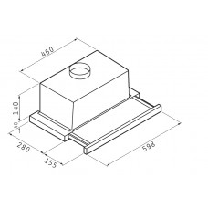 Hota telescopica Pyramis ELITELINE Slim Turbo 60cm