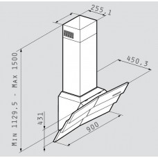 Hota design Pyramis Intenso 90cm