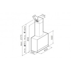 Hota Pyramis Design Refleto Plus 80cm 065014401