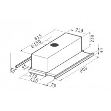 Hota telescopica Pyramis Turbo 90cm