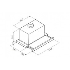 Hota telescopica Pyramis Turbo ELITELINE60M1 60cm