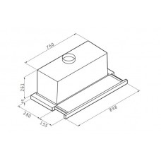 Hota telescopica Pyramis Turbo EL90M1 90cm