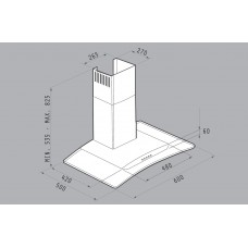 Hota decorativa Pyramis NADORO 60cm