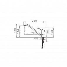 Set Pyramis granit chiuveta bucatarie SPARTA 1B 1D + baterie MINUET Bej