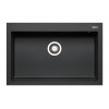 Chiuveta bucatarie Pyramis granit ISTROS 76x50 1B, negru