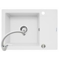 Set chiuveta KORFU 62x46 1B1D & baterie OSSIA - Snow Set chiuveta KORFU 62x46 1B1D & baterie OSSIA - Snow
