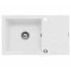 Chiuveta bucatarie KORFU 78X46 1B 1D Snow