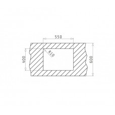 Chiuveta bucatarie Pyramis granit TETRAGON 59x44 1 1/2B, mocha