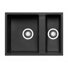 Chiuveta bucatarie Pyramis granit TETRAGON 59x44 1 1/2B, negru