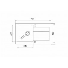 Set chiuveta granit SPARTA PLUS LUX, baterie FIDO & Tocator – Gri