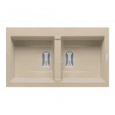 Chiuveta bucatarie granit Kartesio 86x50 2B Ivory