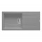 Chiuveta bucatarie granit Kartesio Plus 100x50 1B 1D Industrial Grey