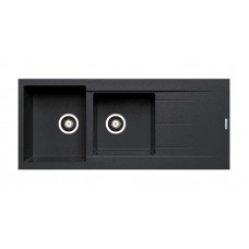 Chiuveta bucatarie granit Alazia 116x50 1 3/4B 1D Black