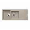 Chiuveta bucatarie granit Alazia 116x50 1 3/4B 1D Sand Beige