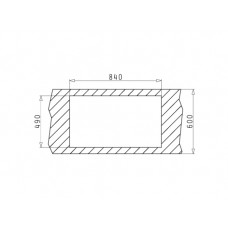 Chiuveta bucatarie Pyramis granit Caldera 100x51 1 3/4B Metal Aluminium