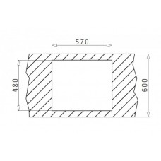 Chiuveta pentru bucatarie Pyramis Granit Alazia 1B 1D 59*50 Bej