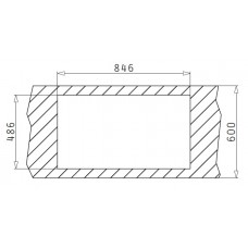 Chiuveta pentru bucatarie Pyramis granit Alazia 86x50 1 3/4B Bej
