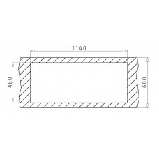 Chiuveta pentru bucatarie Pyramis Granit ALAZIA 100x50 1B 1D Carbon