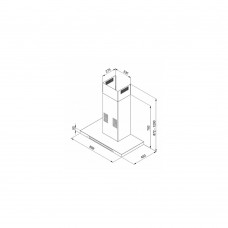Hota design Pyramis i-HOOD 90cm