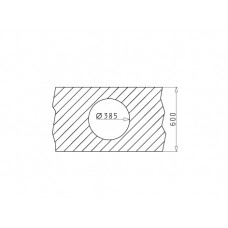 Chiuveta bucatarie Pyramis Inox IRIS 38,5 1B, finisaj lucios