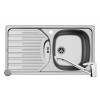 Set Pyramis inox chiuveta bucatarie ET FORK DR LN + baterie ASALIA
