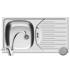 Set Pyramis inox chiuveta bucatarie si baterie ET78 Fork ST LN + SERENO