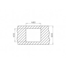 Chiuveta bucatarie Pyramis inox ASTRIS 45x40 1B SM