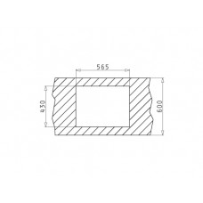 Chiuveta bucatarie Pyramis inox ASTRIS 57,5x44 1 1/2B ST SM