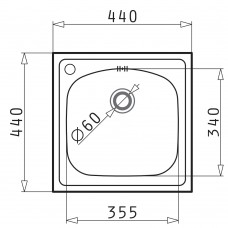 Set Pyramis 2IN 1 Chiuveta Inox Inset 1B SM + Baterie