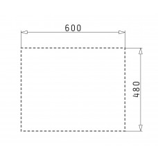 Chiuveta bucatarie Pyramis inox Fedra Extra 62x50 1 1/2B LN