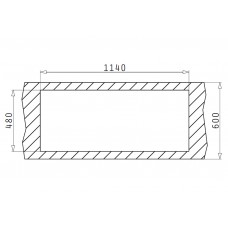 Chiuveta bucatarie Pyramis Inox ALEA 116x50 2B 1D, finisaj lucios