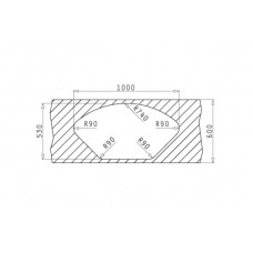 Chiuveta pentru bucatarie Pyramis inox NEFELI 102x55 1B 2D SM