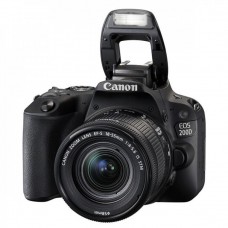 Camera foto Canon DSLR EOS 200D BLACK + EF-S 18-55mm Black