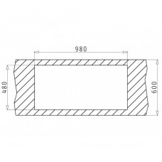 Chiuveta pentru bucatarie Pyramis inox Alea 100x50 1 1/2B 1D