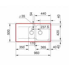Chiuveta soft compozit Level DUROTHEK 1 1/2B 1D DR Bej