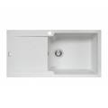 Chiuveta soft compozit Level DUROTHEK 100x50 1B 1D DR Alb