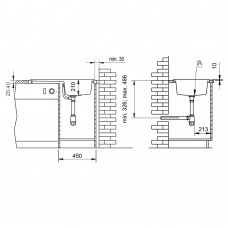 Chiuveta pentru bucătărie soft compozit Pyramis SIERRA Durothek 1B 1D DR Alb