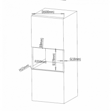 Cuptor cu microunde incorporabil Heinner HMW-25BIGBK
