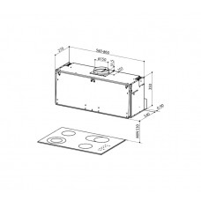 Hota incorporabila Faber 106/35 PLUS SRM LED LG A86 Smile