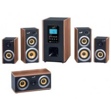 Sistem audio Genius SW-HF5.1 5200 Wood telecomanda Sistem audio Genius SW-HF5.1 5200 Wood telecomanda
