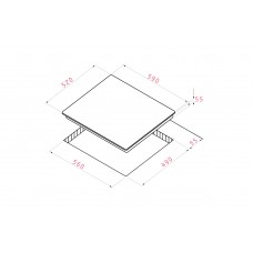 Pachet Pyramis BLACK 1007 cuptor electric + plita gaz
