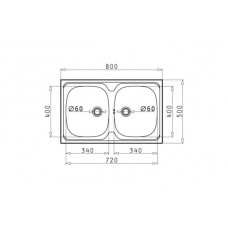 Set Pyramis inox chiuveta bucatarie si baterie INTL 2B LN + ACCEL