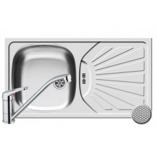 Set Pyramis inox chiuveta bucatarie si baterie ET78 ST LN + ACCEL